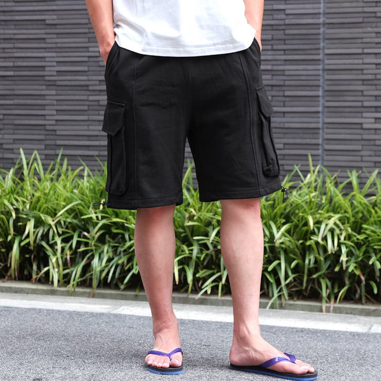 ブラック | ハーフパンツ ショートパンツ カーゴパンツ | LUXSTYLE