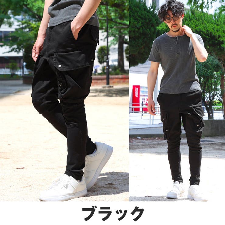サルエルパンツ カーゴパンツ テーパードパンツ | LUXSTYLE | 詳細画像6 