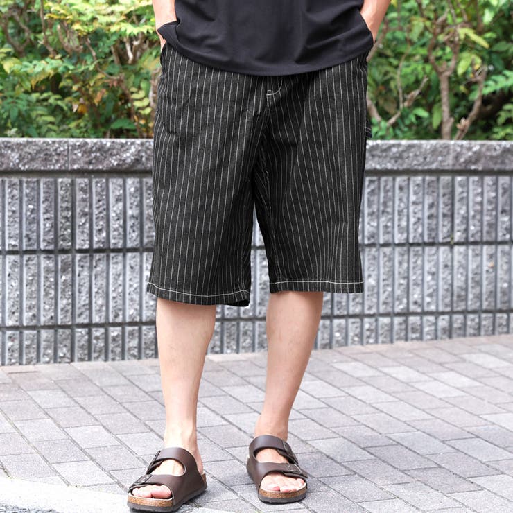 ブラック | ハーフパンツ ペインターパンツ ワークパンツ | LUXSTYLE