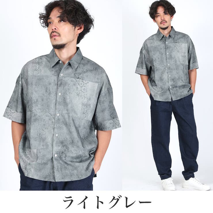 半袖シャツ カジュアルシャツ メンズ | LUXSTYLE | 詳細画像7 