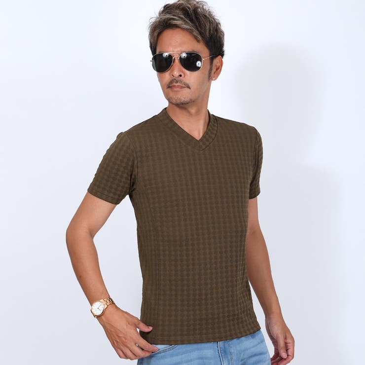 ブラウン | Tシャツ 半袖 メンズ | LUXSTYLE
