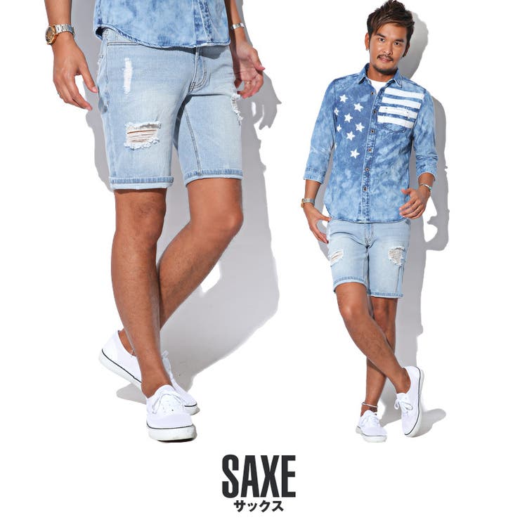 ショートパンツ デニム メンズ[品番：LU000005390]｜LUXSTYLE