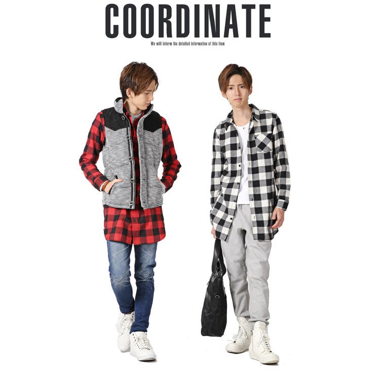 チェックシャツ メンズ 長袖[品番：LU000005829]｜LUXSTYLE