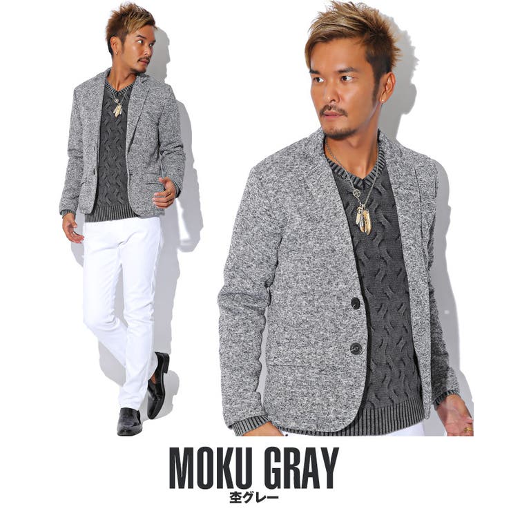 美品/L◆チルコロ【現行タグ/霜降り メランジ調◆テーラードジャケット】伸縮性 TAKEO KIKUCHI（タケオキクチ） ジャケット テーラードジャケット