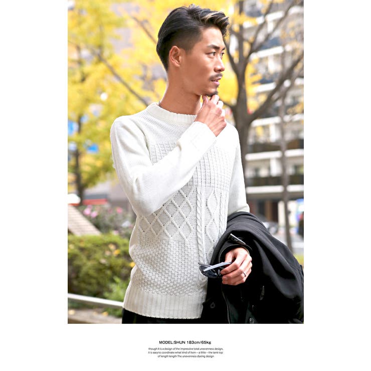 ニット セーター メンズ[品番：LU000007244]｜LUXSTYLE（ラグ