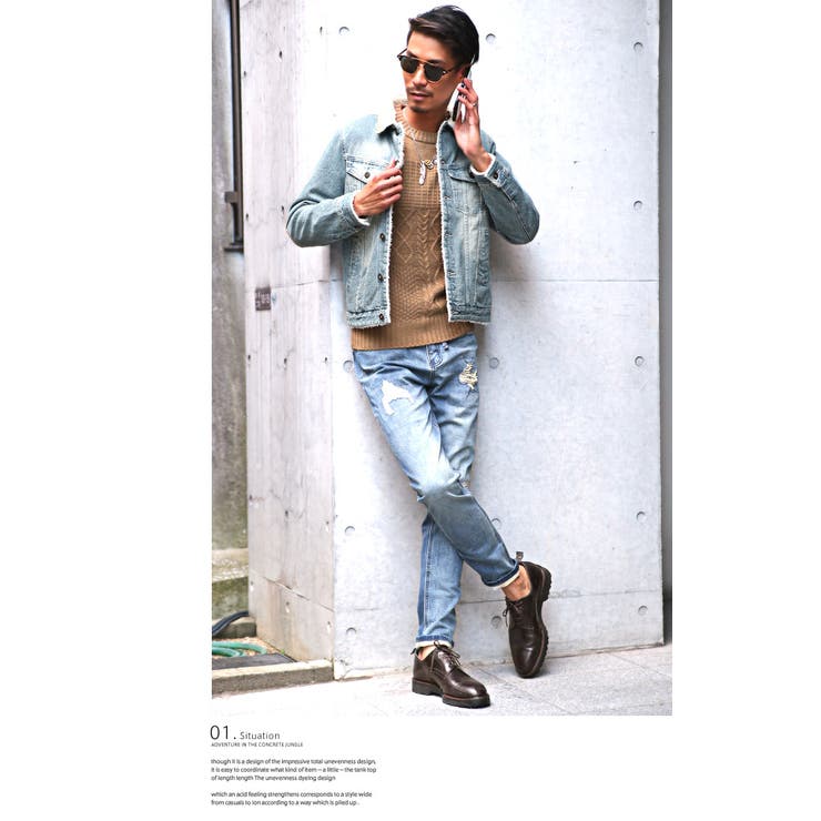 GOLDEN  DELUXE BLAND ボアデニムジャケット GOLDEN GOOSE DELUXE BLAND ボアデニムジャケット GOLDEN GOOSE