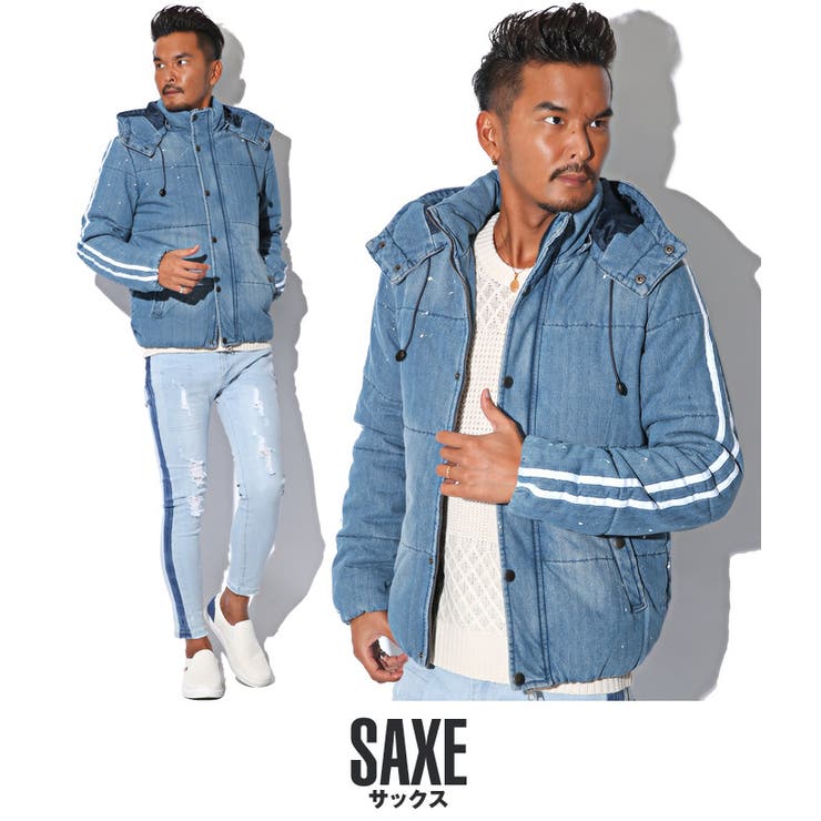 中綿ジャケット メンズ デニム[品番：LU000007166]｜LUXSTYLE（ラグスタイル）のメンズ ファッション通販｜SHOPLIST（ショップリスト）