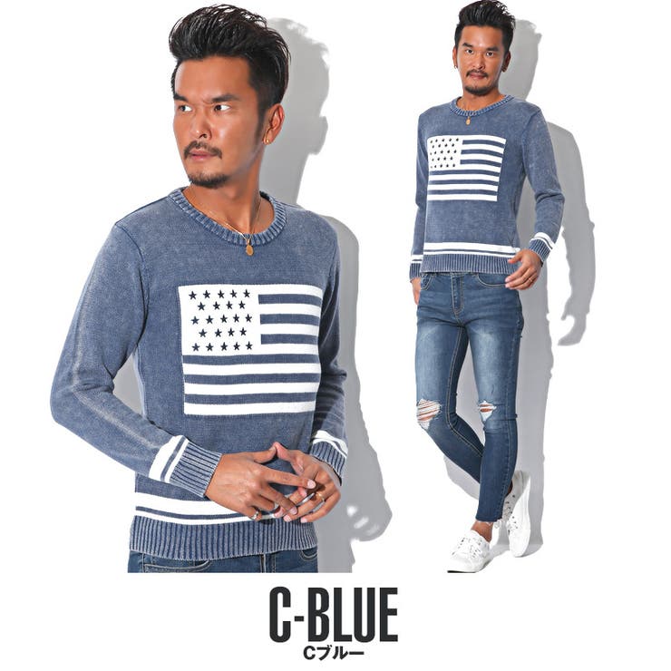 ニット セーター メンズ 品番 Lu Luxstyle ラグスタイル のメンズファッション通販 Shoplist ショップリスト