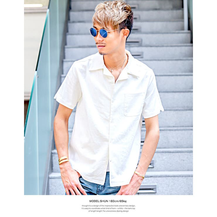 オープンカラーシャツ メンズ 半袖 品番 Lu Luxstyle ラグスタイル のメンズファッション通販 Shoplist ショップリスト