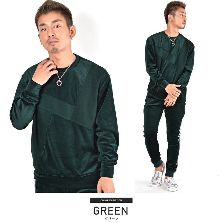 トレーナー メンズ ベロア 品番 Lu Luxstyle ラグスタイル のメンズファッション通販 Shoplist ショップリスト