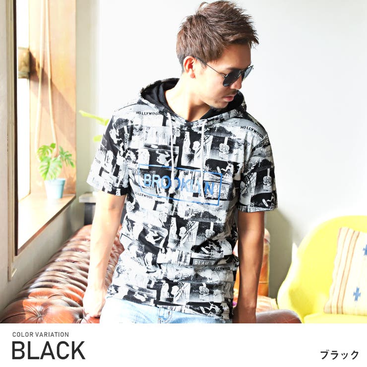 パーカー メンズ 半袖パーカー 品番 Lu Luxstyle ラグスタイル のメンズ ファッション通販 Shoplist ショップリスト