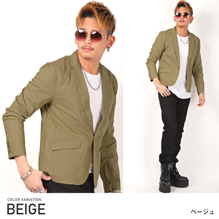 テーラードジャケット メンズ 麻 品番 Lu Luxstyle ラグスタイル のメンズ ファッション通販 Shoplist ショップリスト