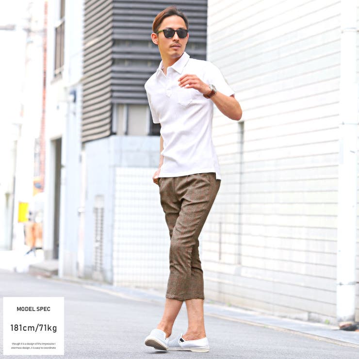 クロップド パンツ グレンチェック 品番 Lu Luxstyle ラグスタイル のメンズ ファッション通販 Shoplist ショップリスト