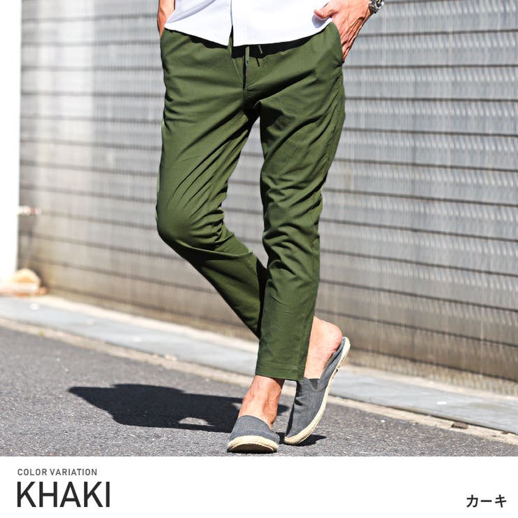 新品⭐️タグ付き ⭐️Lサイズ ANEW メンズ ショートパンツ カーキセットアップ ワイドパンツ メンズ イージーパンツ[品番：RQ000003386