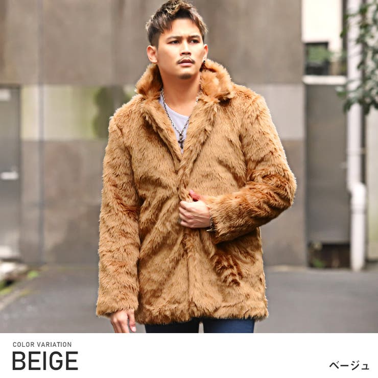 定15万 au jour le jour フェイクファー ジャケット コート