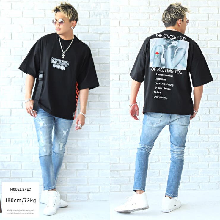 半袖Tシャツ・ロゴ・バックプリント