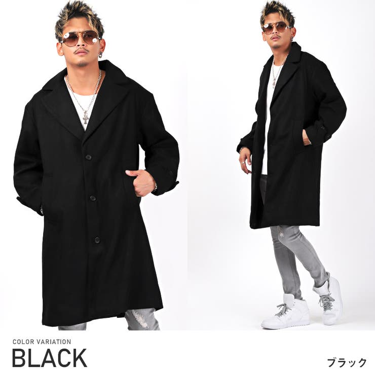 チェスターコート コート メンズ[品番：LU000010061]｜LUXSTYLE