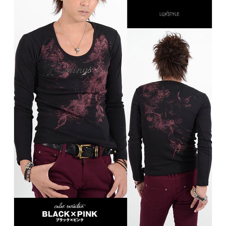 お兄系 ロンTメンズお兄系ロンTメンズロンT 長袖Tシャツ | LUXSTYLE | 詳細画像3