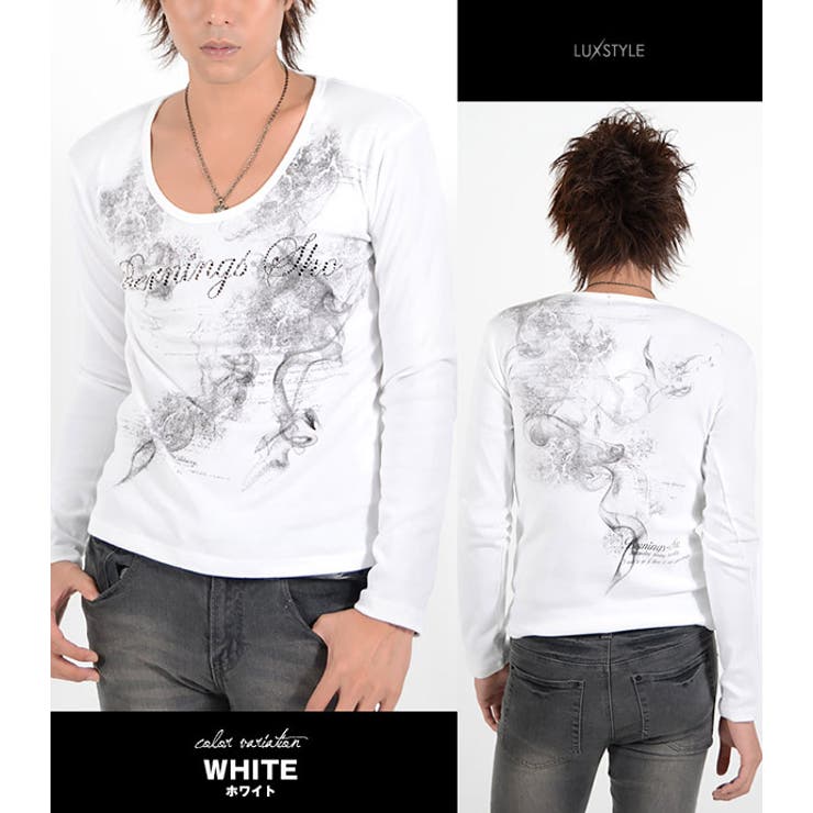 お兄系 ロンTメンズお兄系ロンTメンズロンT 長袖Tシャツ | LUXSTYLE | 詳細画像4