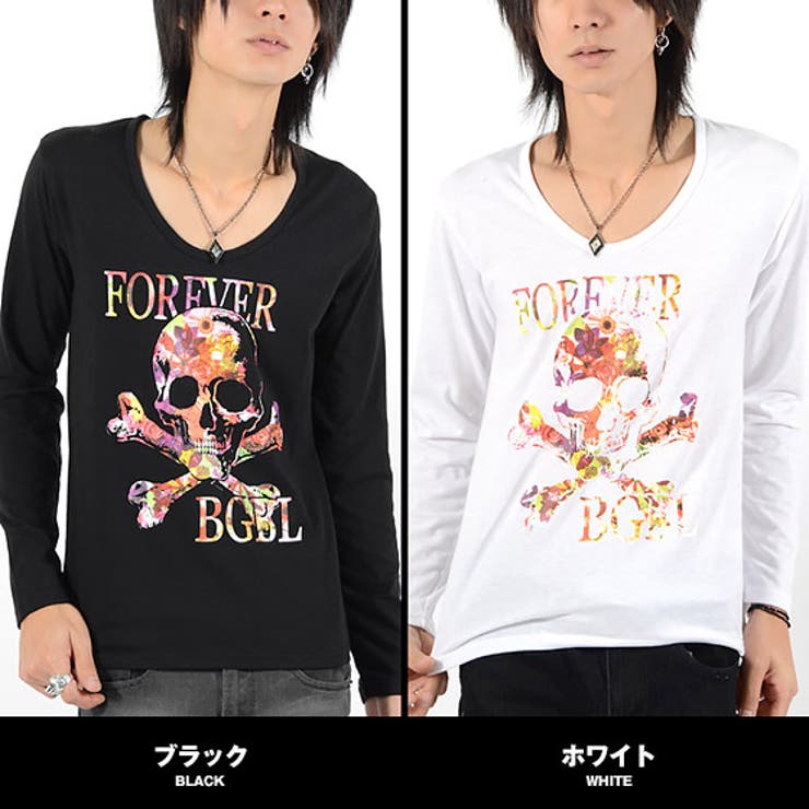 00s lagust スカル 銀箔 ラインストーン 長袖カットソー お兄系 00s lagust スカル 銀箔 ラインストーン 長袖カットソー お兄系