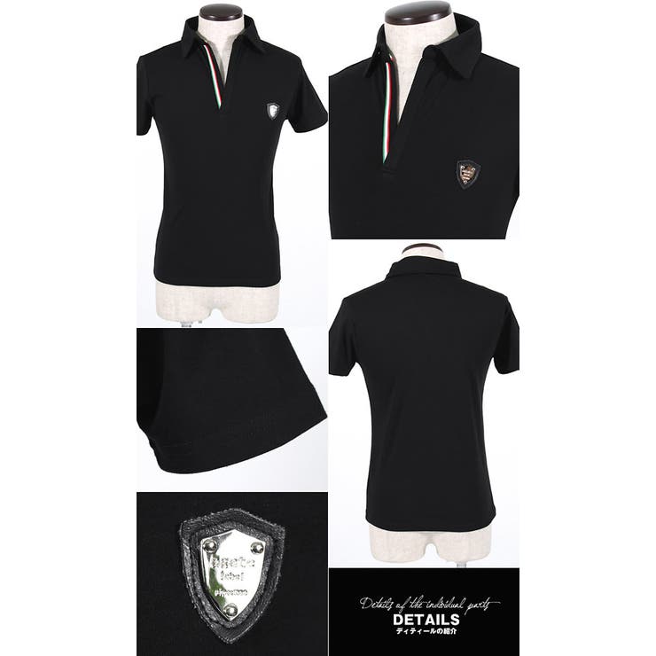 お兄系 メンズ ポロシャツお兄系ポロシャツ[品番：LU000002897