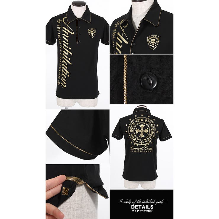 V TWELVE LUX ブラック ポロシャツ 値下げ❗️ V TWELVE LUX ブラック ポロシャツ 値下げ❗️