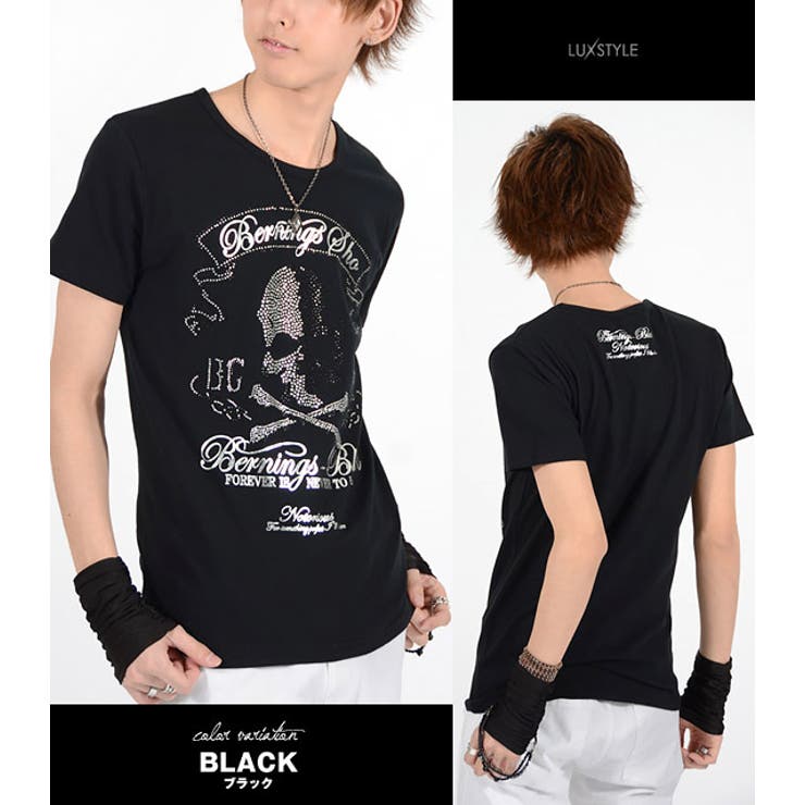 V系 メンズtシャツカットソー半袖tシャツ 半袖カットソー 品番 Lu Luxstyle ラグスタイル のメンズ ファッション通販 Shoplist ショップリスト