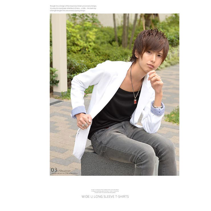 お兄系 メンズ Tシャツ | LUXSTYLE | 詳細画像4 