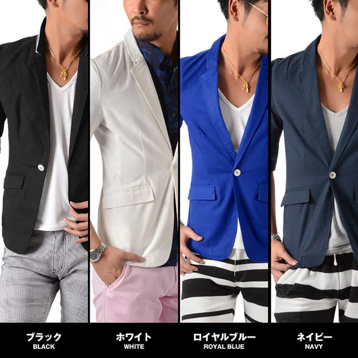 藤*ン様 DEVEAUX NEW YORK メンズ ジャケット 紺 アンコン メンズスーツKOKUBO 紺ブレザー ウール100％ 金メタル釦