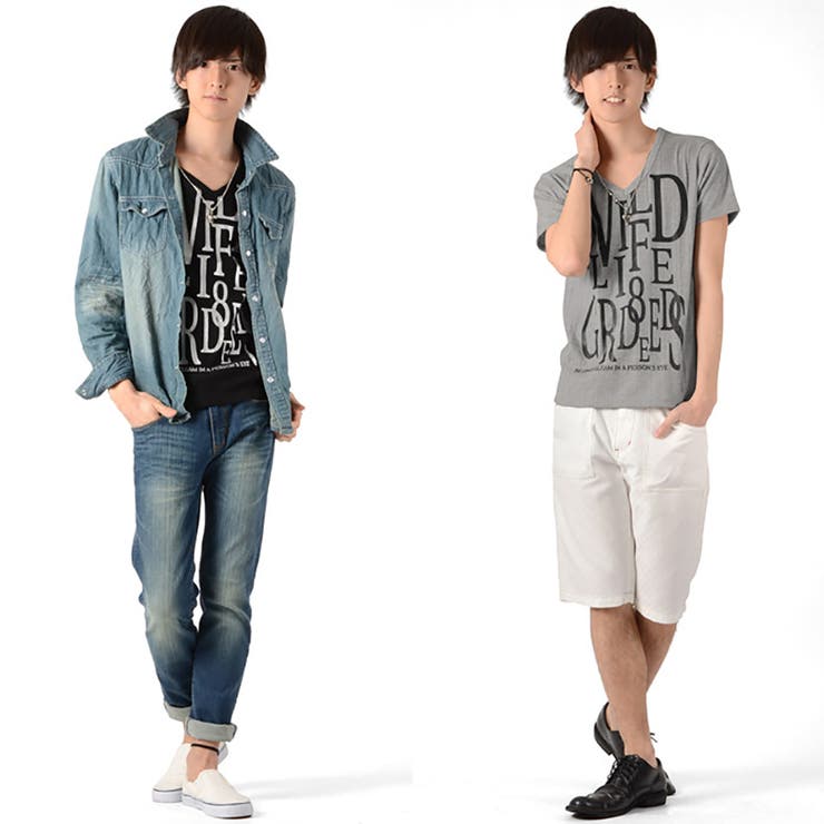 お兄系 Tシャツ メンズカットソー半袖tシャツ 品番 Lu Luxstyle ラグスタイル のメンズファッション 通販 Shoplist ショップリスト