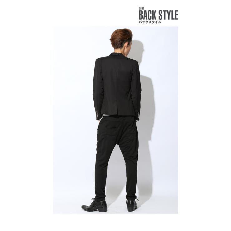 美品 サイトs'yte 膝切替 サルエルパンツ 黒 メンズ 匿名配送