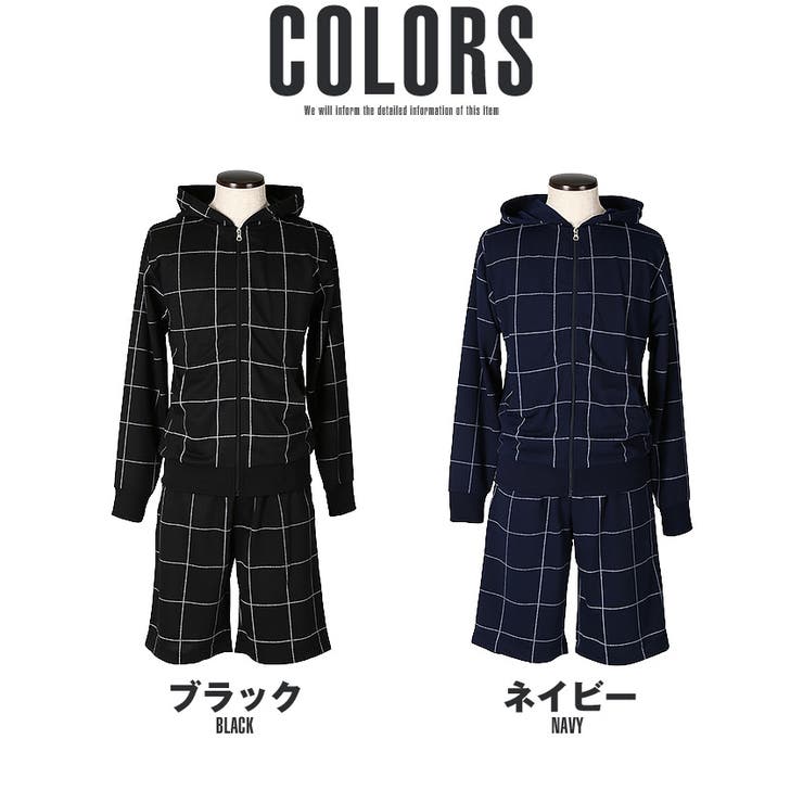 セットアップ メンズパーカーハーフパンツジャージ パーカ