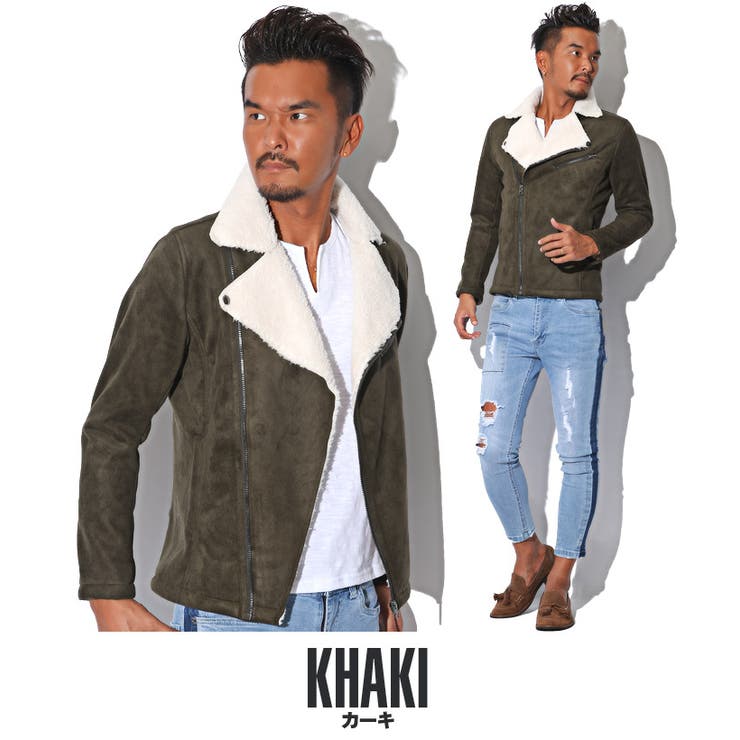 KARL DONOGHUE ムートン ダブルライダースジャケット KARL DONOGHUE ムートン ダブルライダースジャケット