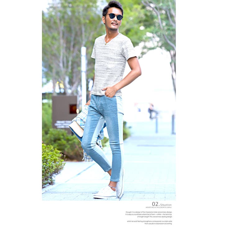 Tシャツ メンズ 半袖 | LUXSTYLE | 詳細画像5 