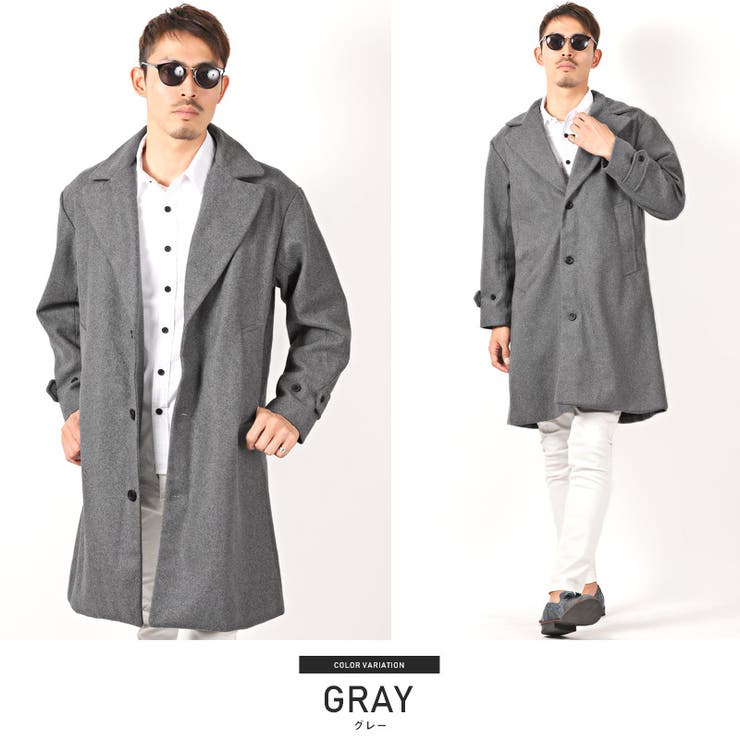 チェスターコート メンズ コート [品番：LU000008037]｜LUXSTYLE（ラグスタイル）のメンズファッション通販｜SHOPLIST（ショップリスト）