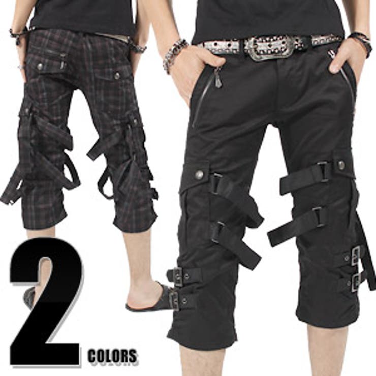 お兄系 クロップドパンツ カーゴパンツメンズメンズ[品番