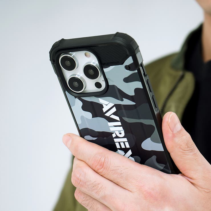 iPhone14iPhone13iPhone14ProiPhone14PlusAVIREXアヴィレックス「アーミータフ耐衝撃ケース」