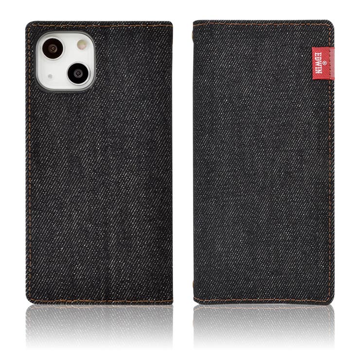 iPhone14iPhone13iPhone14ProiPhone14PlusiPhone14ProMaxEDWINエドウィン「タグデニム手帳ケース」