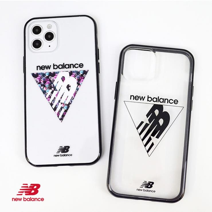 newbalance ニューバランス iphoneケース スマホケース ストラップホール クリアケース 背面ケース iphone12 12mini 12pro アイフォン12 12ミニ 12プロ TPU ソフトケース 花柄 ブランド スポーツ ユニセックス レディース メンズ お揃い カップル プレゼント