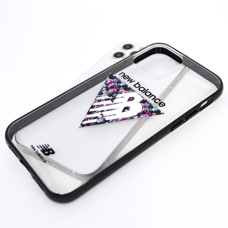 newbalance ニューバランス iphoneケース スマホケース ストラップホール クリアケース 背面ケース iphone12 12mini 12pro アイフォン12 12ミニ 12プロ TPU ソフトケース 花柄 ブランド スポーツ ユニセックス レディース メンズ お揃い カップル プレゼント