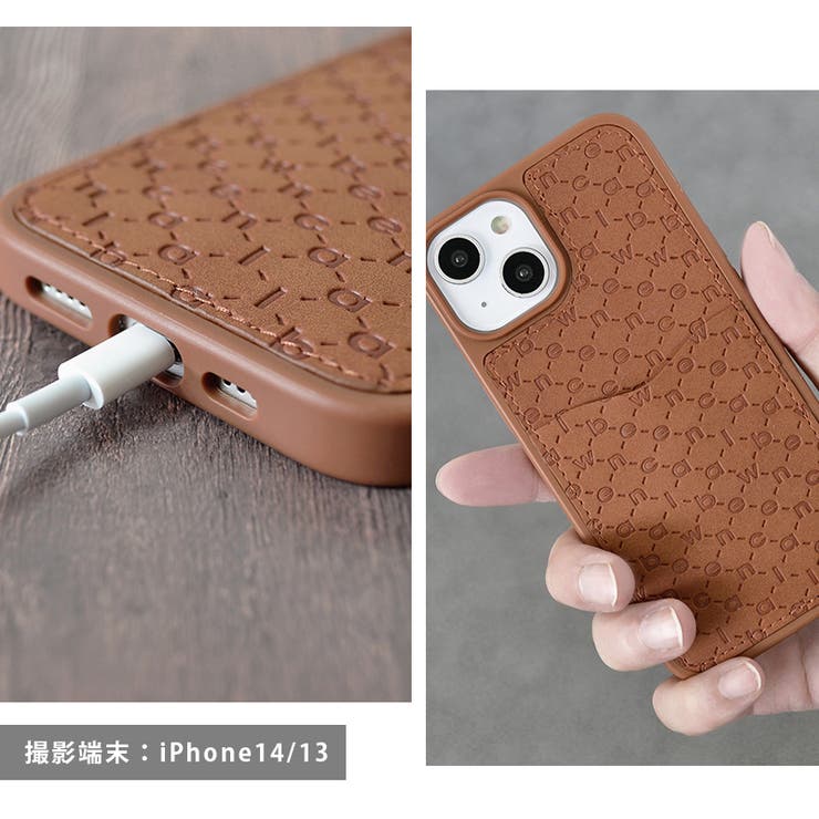 商品画像：iPhone 14 ケース レザー GUESS iPhone14Plus レザーケース 3