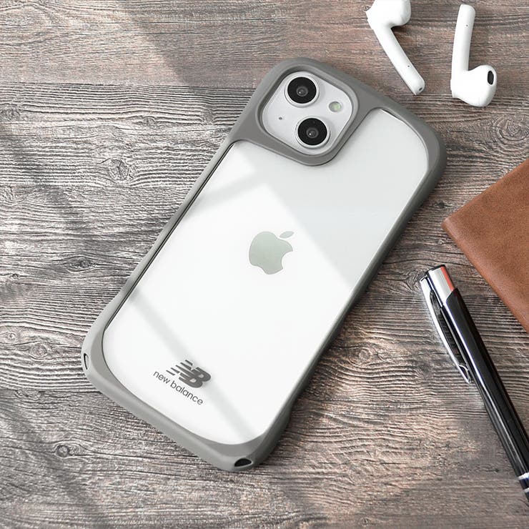 iPhone14iPhone13newbalanceニューバランス「耐衝撃/クリア」