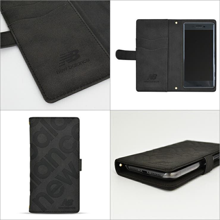 newbalance マルチケース  iphone xperia galaxy huawei pxcel aquos 手帳型 手帳ケース カード収納 スエード ストラップホール スマホケース スマートフォン アイフォン エクスペリア ギャラクシー ファーウェイ ピクセル アクオス アンドロイド 