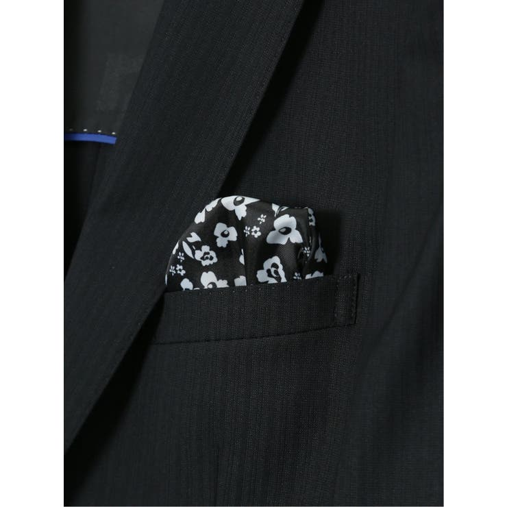 光沢ウール混ストレッチ スリムフィット 2ボタン3ピーススーツ | TAKA-Q MEN | 詳細画像10 