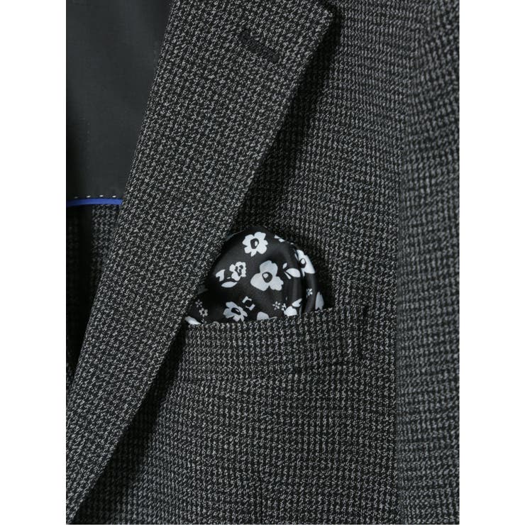 トラベストストレッチ スリムフィット 2ボタン3ピーススーツ 千鳥グレー | TAKA-Q MEN | 詳細画像10 