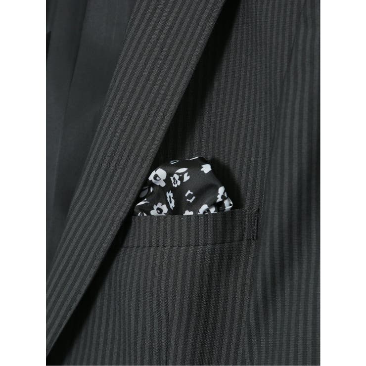 光沢ウール混ストレッチ スリムフィット 2ボタン2ピーススーツ | TAKA-Q MEN | 詳細画像11 