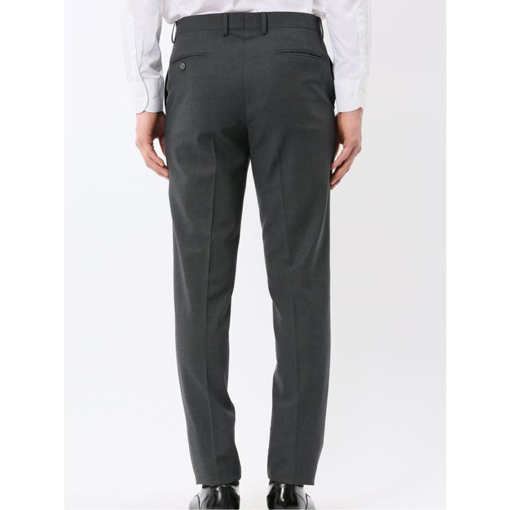 SUPER140'S レギュラーフィット 2ボタン 2ピース スーツ グレー | TAKA-Q MEN | 詳細画像12 