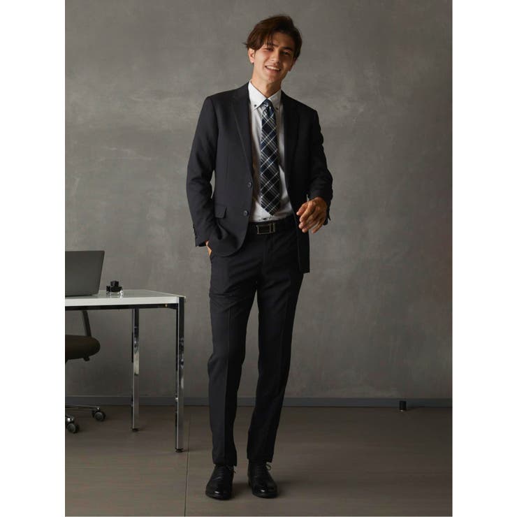 ストレッチウォッシャブル スリムフィット 2ボタン2ピーススーツ[品番