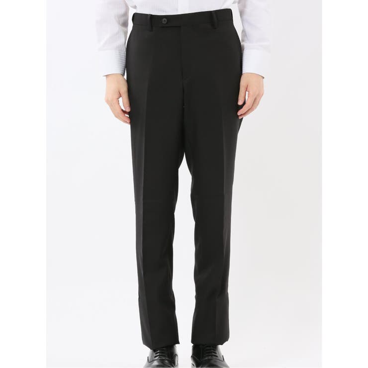 ストレッチウォッシャブル スリムフィット 2ボタン2ピーススーツ チェック黒 | TAKA-Q MEN | 詳細画像11 