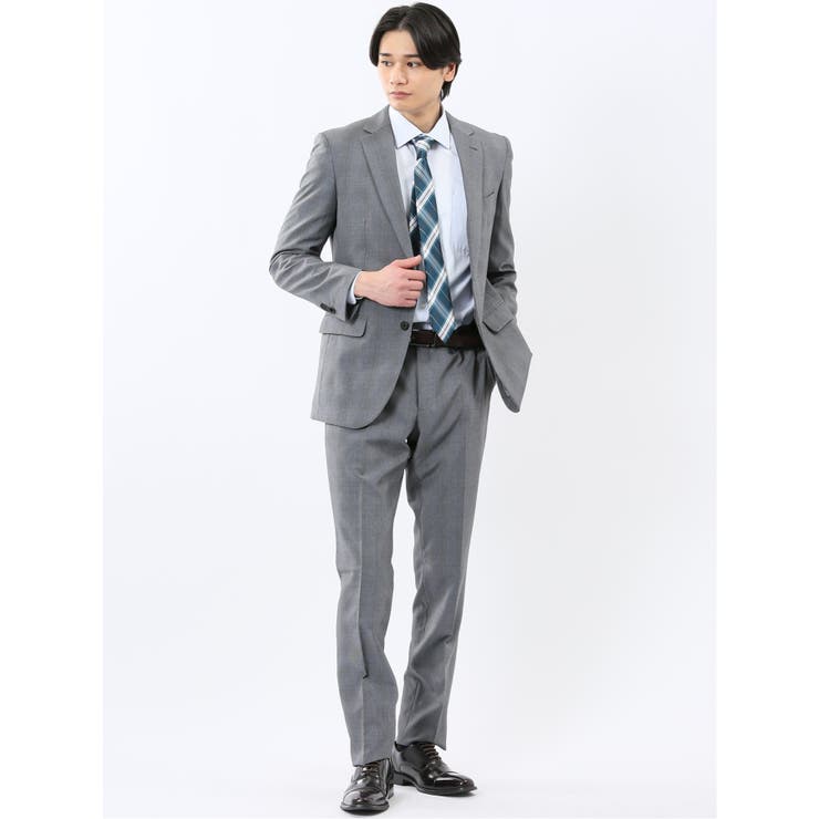 ストレッチウォッシャブル スリムフィット 2ボタン2ピーススーツ | TAKA-Q MEN | 詳細画像1 